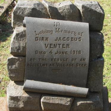 VENTER Dirk Jacobus -1918
