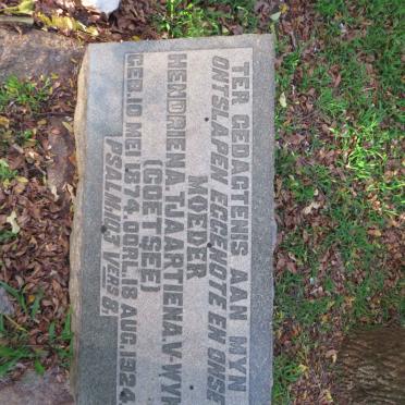 WYK Hendriena Tjaartiena, v. nee COETSEE 1874-1924