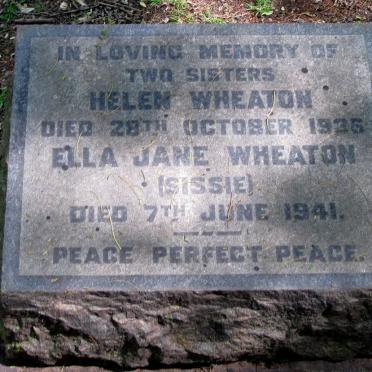 WHEATON Helen -1936 :: WHEATON Ella Jane -1941