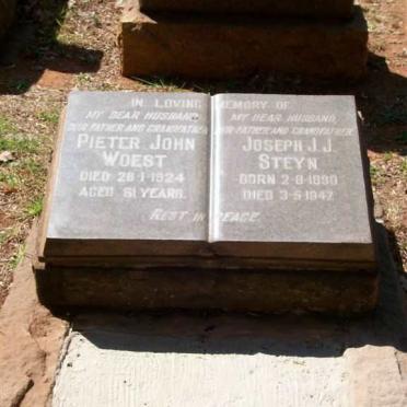WOEST Pieter John -1924 :: STEYN Joseph J.J. 1890-1947