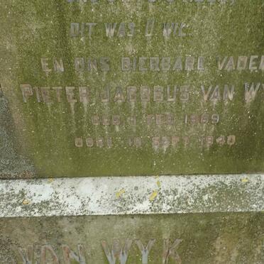 WYK Pieter Jacobus, van 1869-1940
