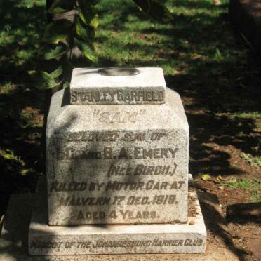 EMERY Stanley Garfield -1919