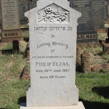 ELZAS Philip -1927