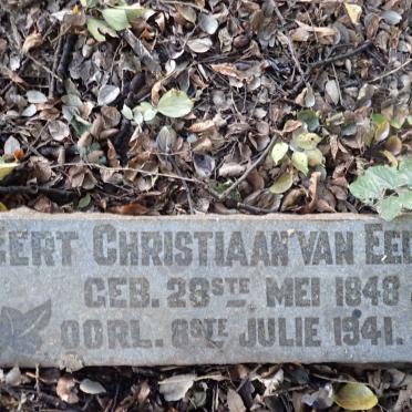 EEDEN Gert Christiaan, van 1848-1941
