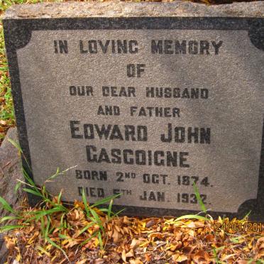 GASCOIGNE Edward John 1874-1932