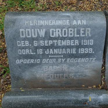 GROBLER Douw 1913-1939