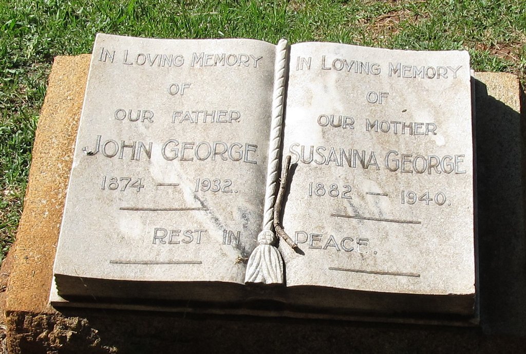 GEORGE John 1874-1932 &amp; Susanna 1882-1940