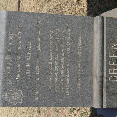 GREEN John Alfred 1928-1952