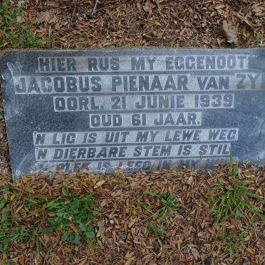 ZYL Jacobus Pienaar, van -1939