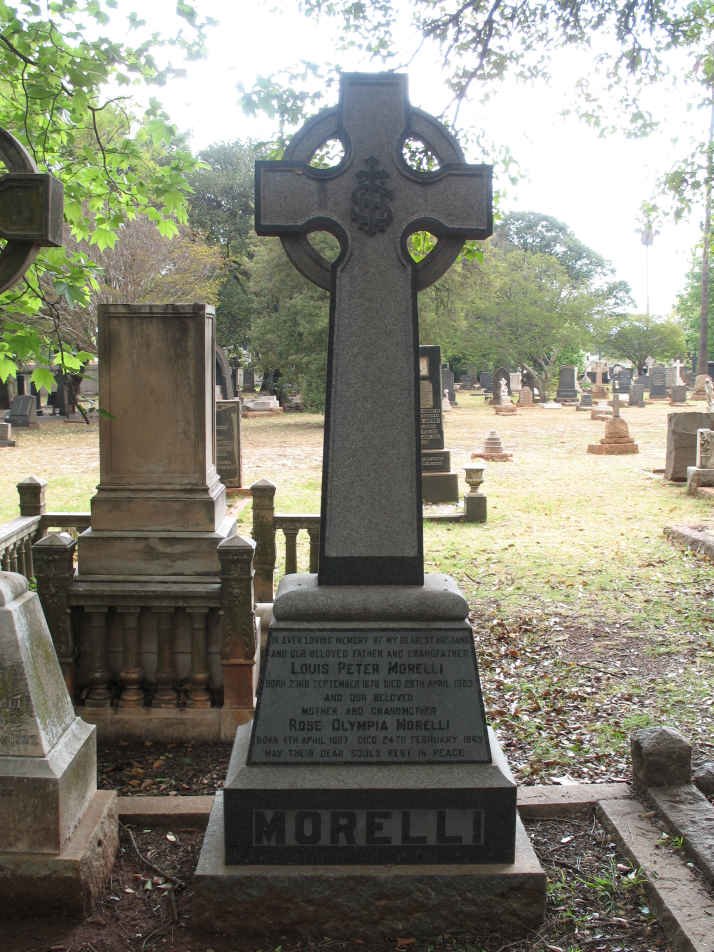 MORELLI Louis Peter 1878-1963 &amp; Rose Olympia 1887-1965