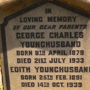 YOUNGHUSBAND George Charles 1879-1933 &amp; Edith 1891-1939