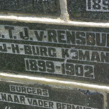 RENSBURG D.T.J., van