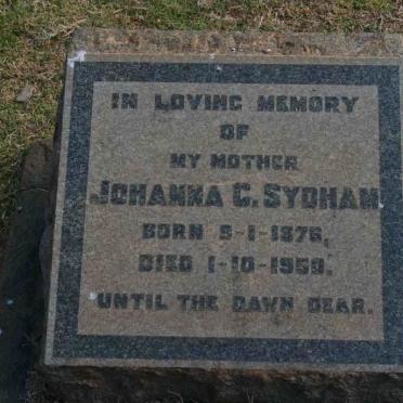 SYDHAM Johanna C. 1876-1950