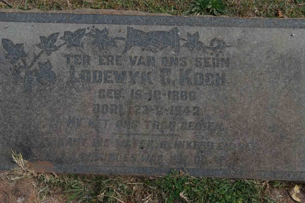 KOCH Lodewyk C. 1886-1942