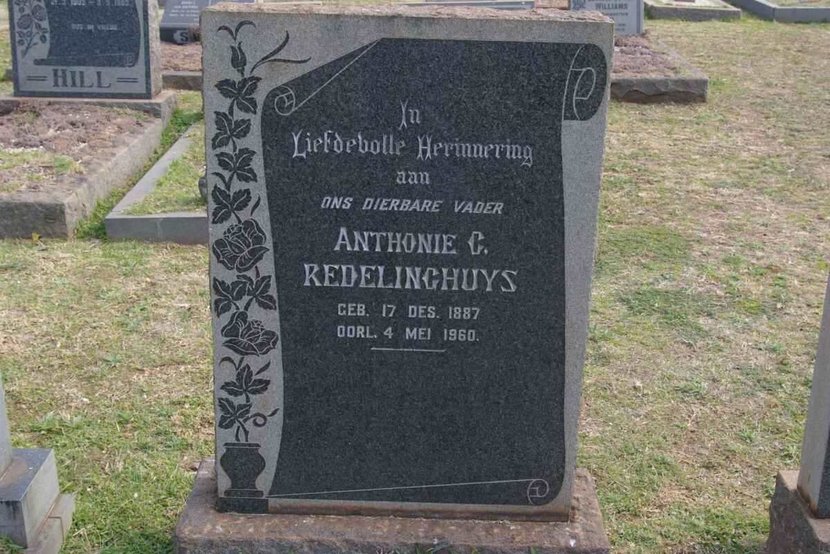 REDELINGHUYS Anthonie C. 1887-1960