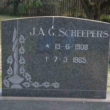 SCHEEPERS J.A.G. 1908-1965