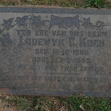 KOCH Lodewyk C. 1886-1942