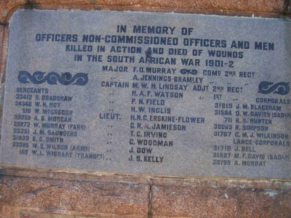 4. Scottish Horse War Memorial