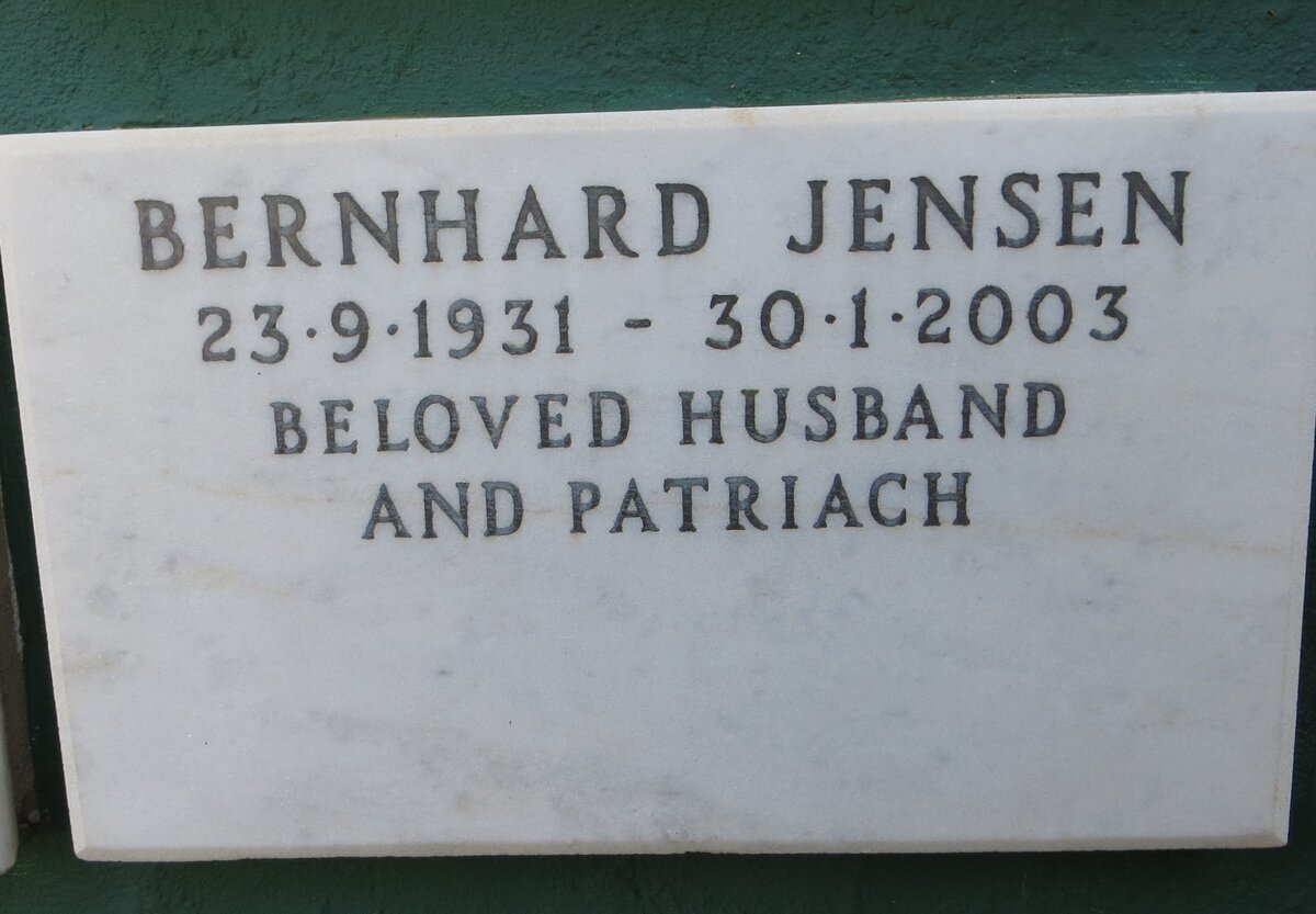JENSEN Bernhard 1931-2003