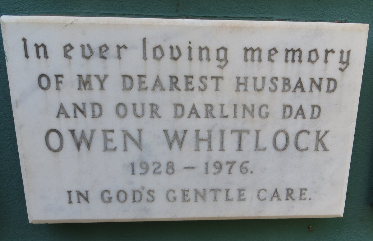 WHITLOCK Owen 1928-1976