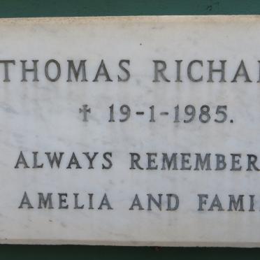 RICHARDS Thomas -1985