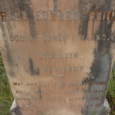 PRINS Frans Edward -1902