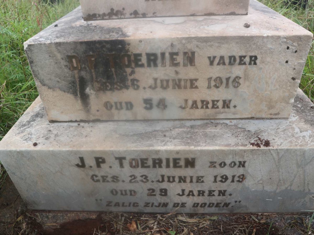 TOERIEN D.F. -1916 :: TOERIEN J.P. -1919