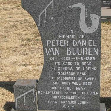 BUUREN Peter Daniel, van 1922-1986