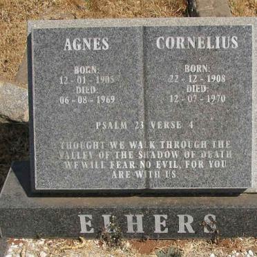 ELHERS Christopher 1908-1970 &amp; Agnes 1905-1969