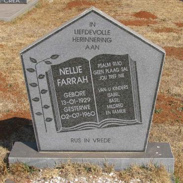 FARRAH Nellie 1929-1960