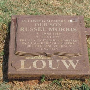 LOUW Russel Morris 1959-1991
