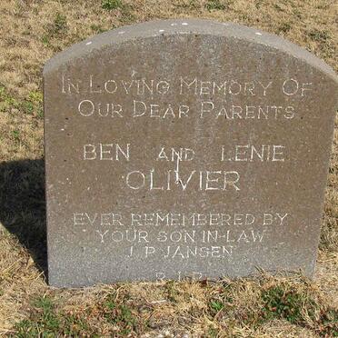 OLIVIER Ben &amp; Lenie