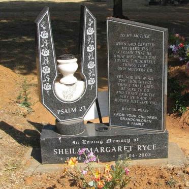 RYCE Sheila Margaret -2003