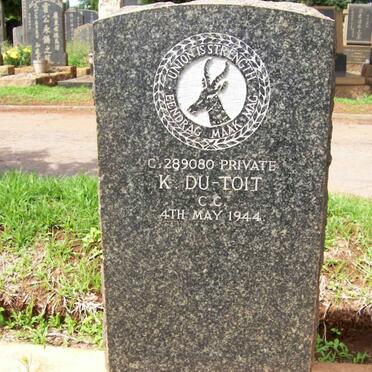 TOIT K., du -1944