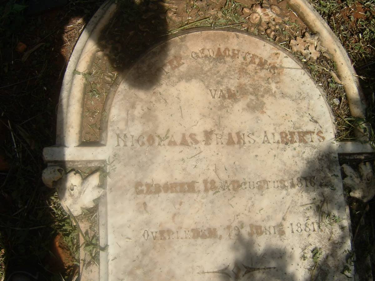 ALBERTS Nicolaas Frans 1816-1881