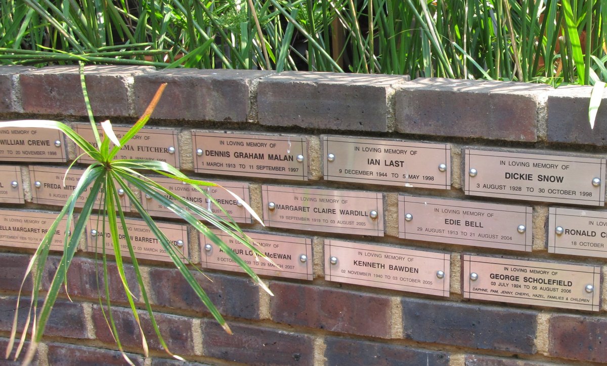 4. Northcliff Union Church Memorial Wall