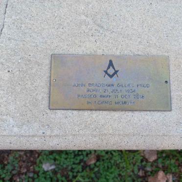GILLIES John Bradshaw 1934-2018