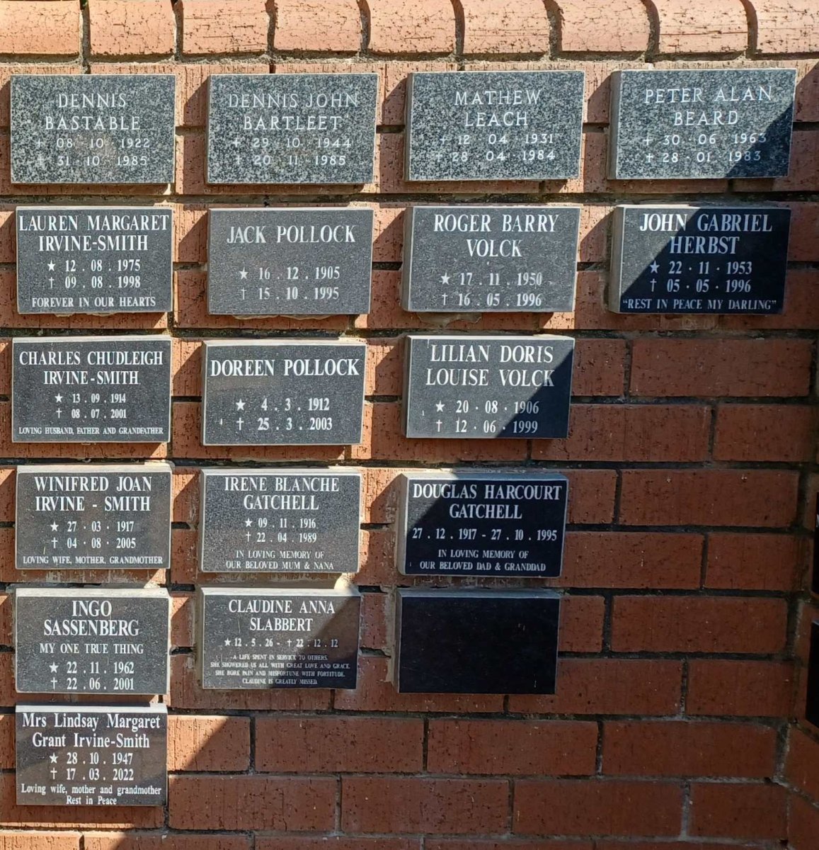 04. Memorial Wall