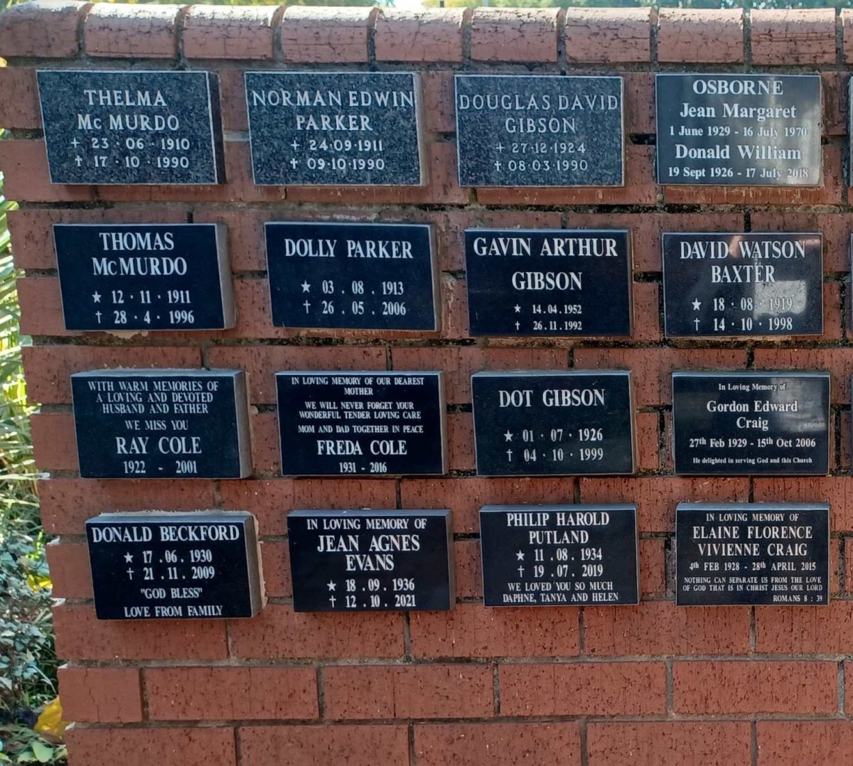 09. Memorial Wall