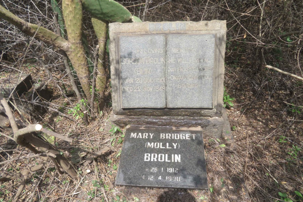 BROLIN Gordon 1901-1949 & Mary Bridget 1912-1990