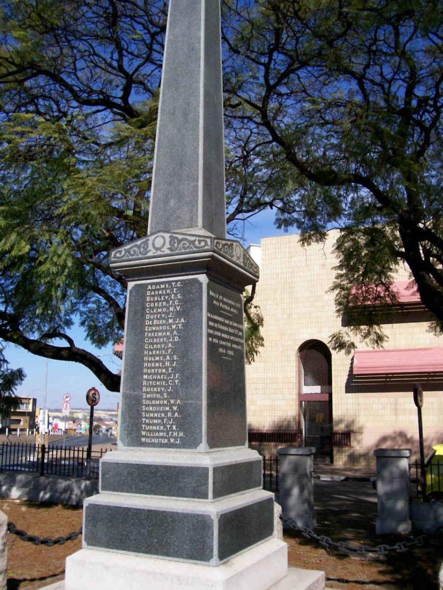 2. Memorial Plaque with list of names