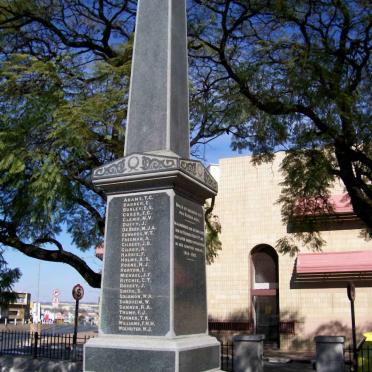 2. Memorial Plaque with list of names