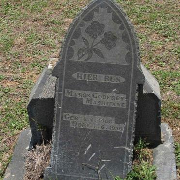 MASHIFANE Maros Godfrey 1906-1939