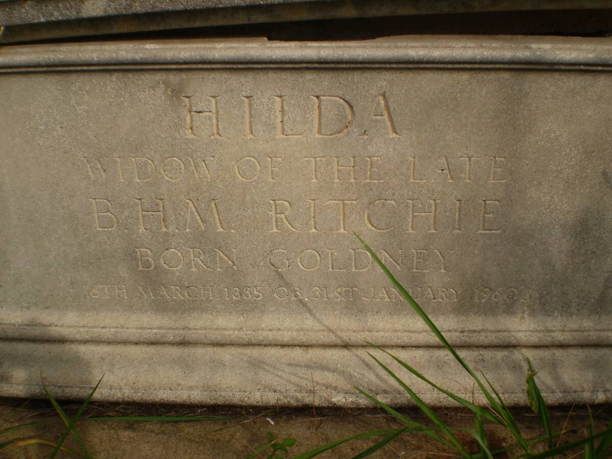 RITCHIE Hilda nee GOLDNEY 1885-1960