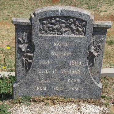 NKOSI William 1909-1963