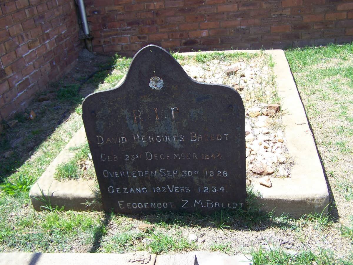 BREEDT David Hercules 1844-1928