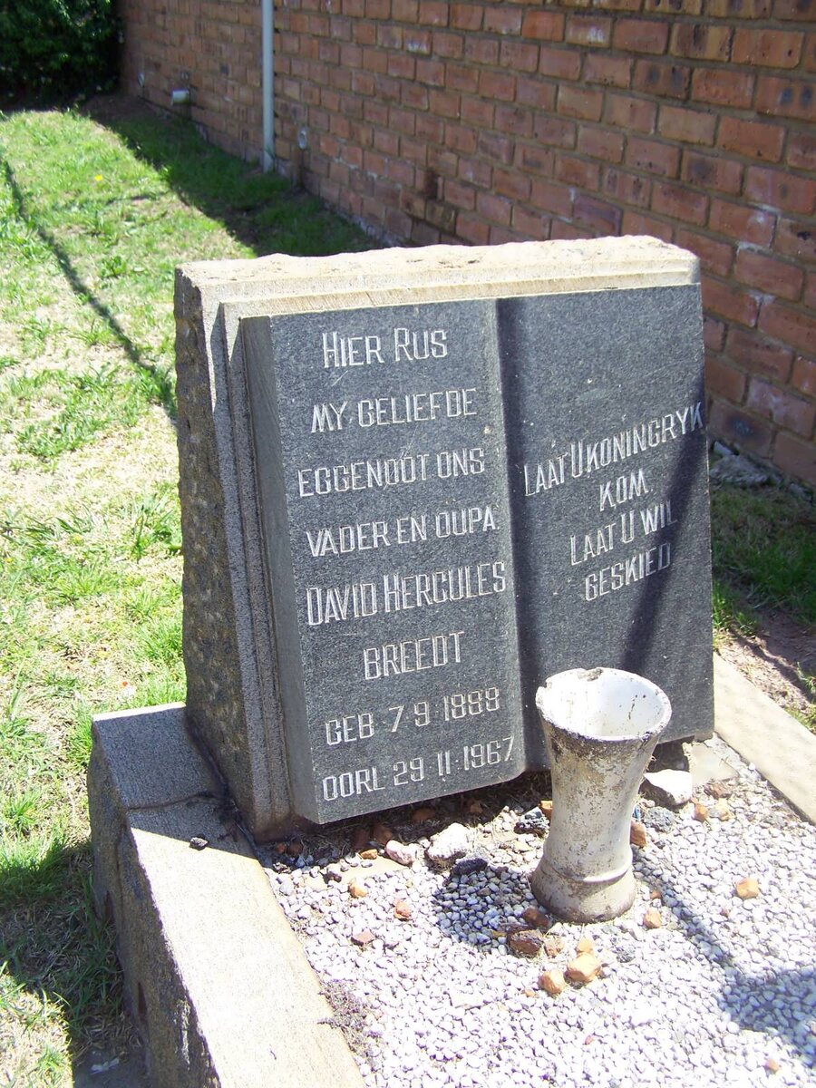 BREEDT David Hercules 1888-1967