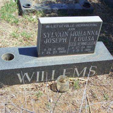 WILLEMS Sylvain Joseph 1900-1989 &amp; Johanna Louisa VERMEULEN 1907-1989