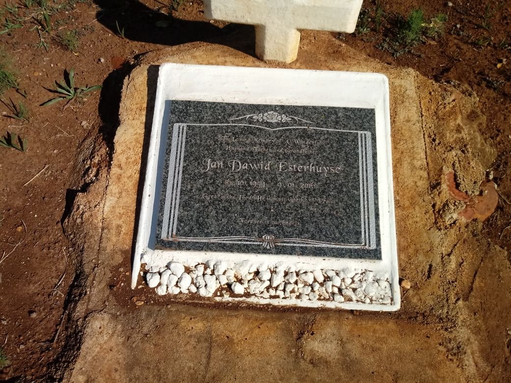 ESTERHUYSE Jan Dawid 1954-2016