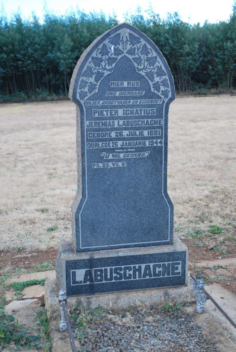 LABUSCHAGNE Pieter Ignatius Jeremias 1881-1944
